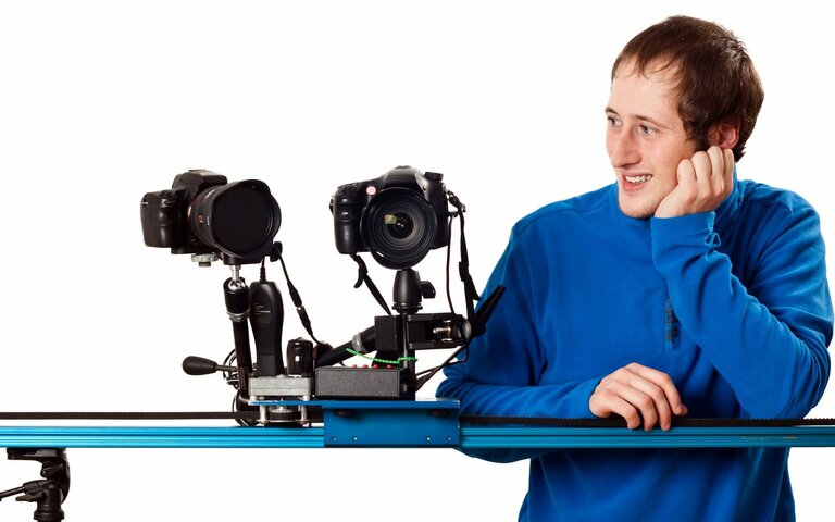 Linearführung im Kameraslider