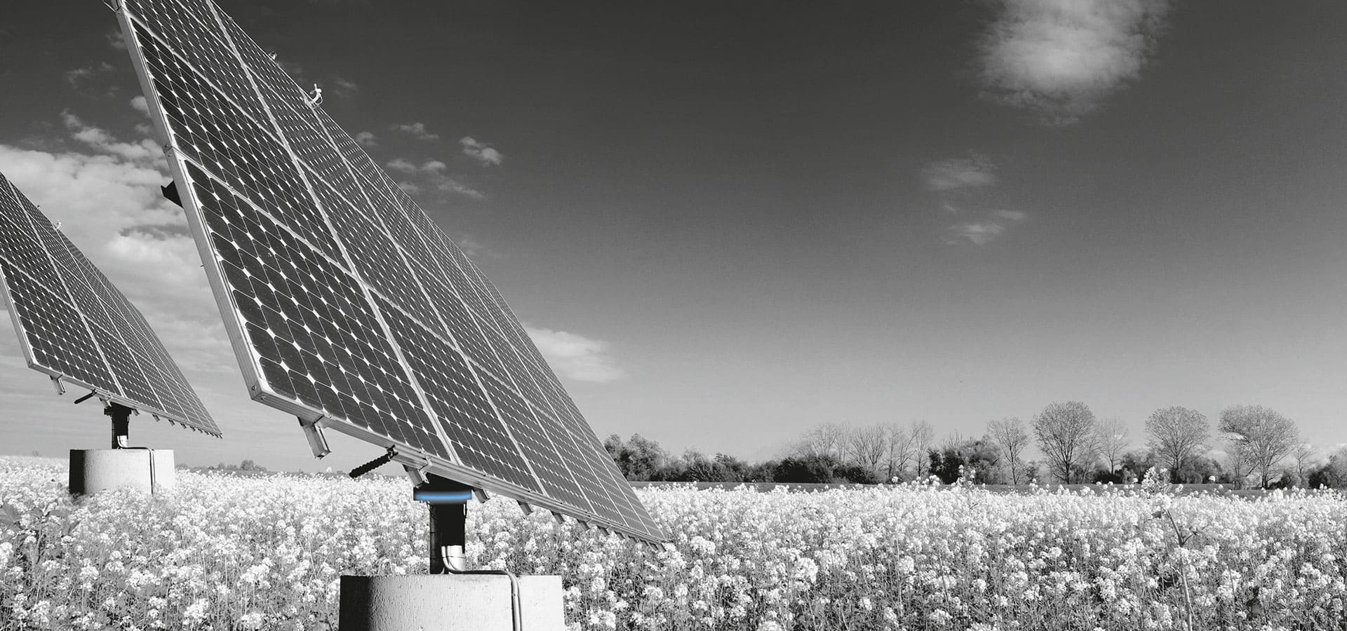 Wälzlager für Solarpanel