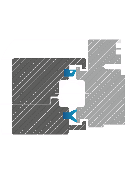 Wälzlager Baukasten Labyrinthdichtung
