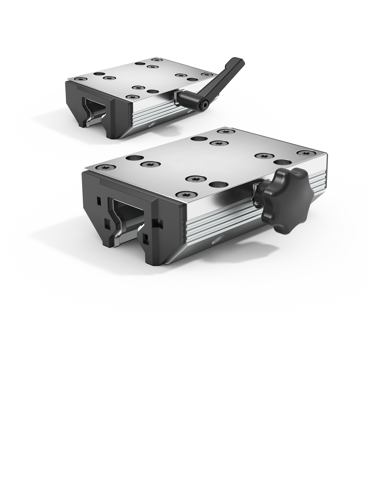 Cassette con sujeción por bloqueo